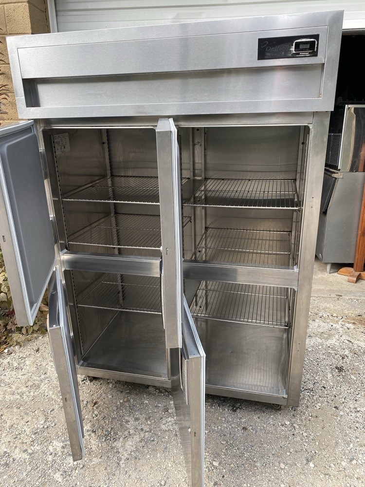 2 -Dr. Split Door, Manitowoc Freezer, Refurbished, 120v