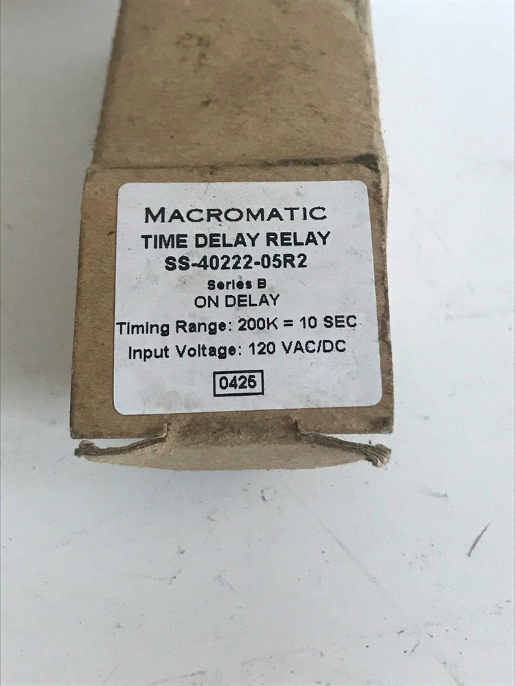 Macromatic SS-40222-05R2 Time Delay Relay