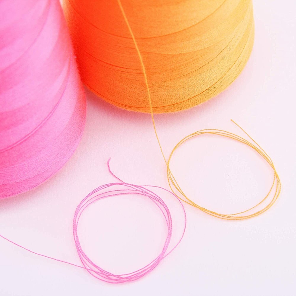 4 BIG CONES GREY SERGER SEWING THREAD 2750 YD TEX 27 40S/2- THREADART