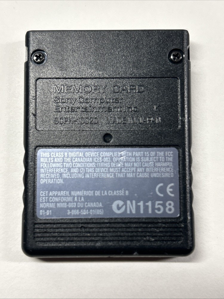 Sony Playstation 2 - (PS2) Official Authentic 8MB Memory Card MagicGate **READ