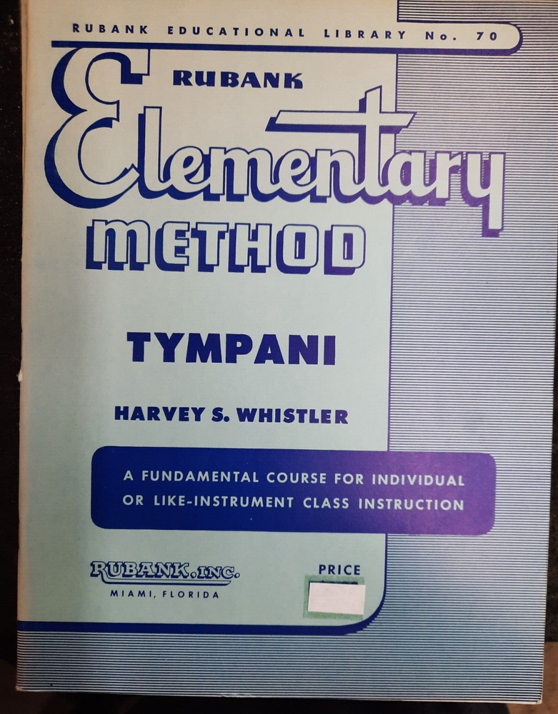 Rubank Elementary Method - Tympani
