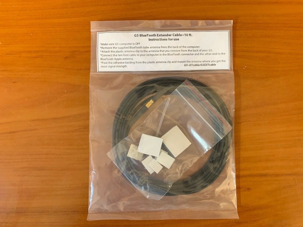 MMCX G5 BlueTooth Extender Cable 10 ft. G5-BT Cable/G5EXT Cable G5 Tower