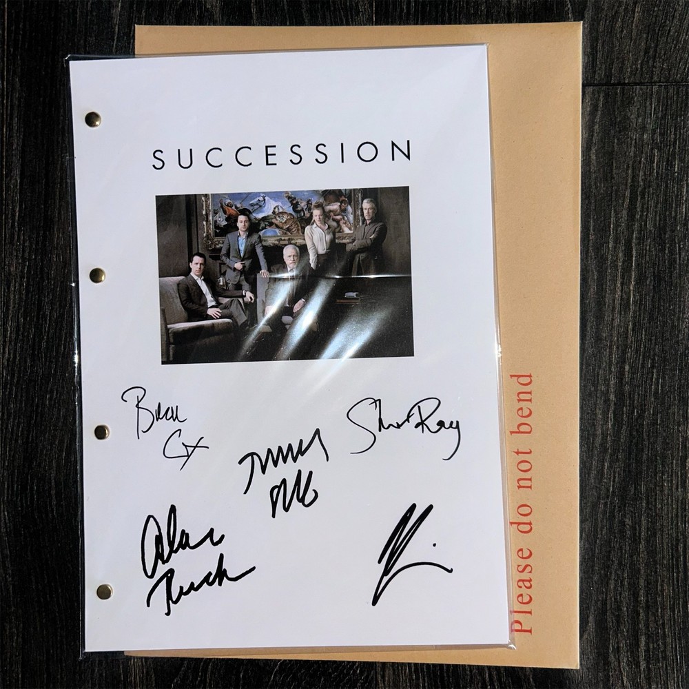Succession /Episode 1 / Transcript / Script / Screenplay / Autographed