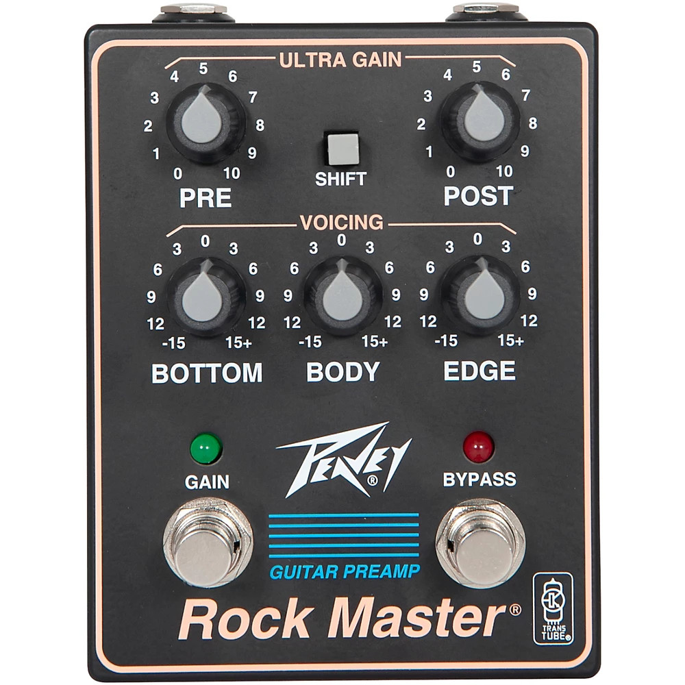 Peavey Rock Master Preamp Pedal Gray Refurbished