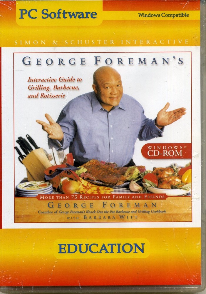 NEW George Foreman's Interactive Guide to Grilling by Simon and Schuster