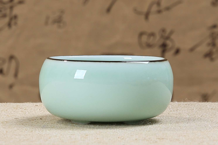 2pcs Tea Cups Dehua Celadon Tea Cup Chinese Porcelain Cup Of Tea Fish Carp 45ml