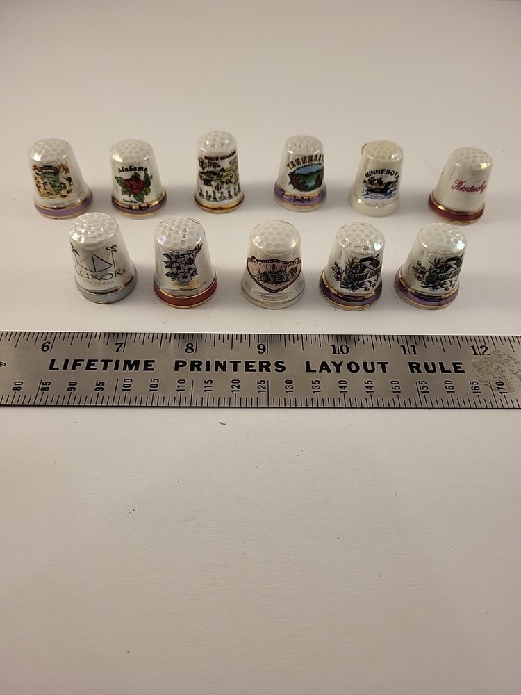 11 Pearl Thimbles States And Cities