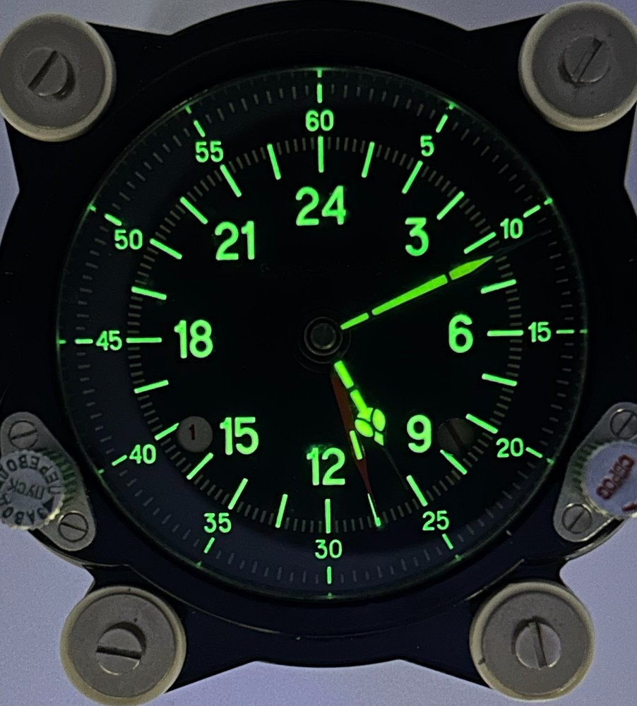 Russian 55M 'Doomsday" Aircraft Clock - NOS