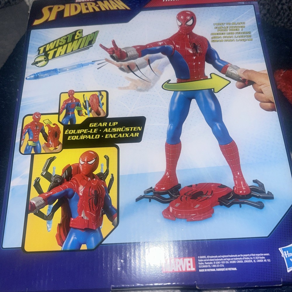 Marvel Spider-Man Thwip Blast Action Figure Toy