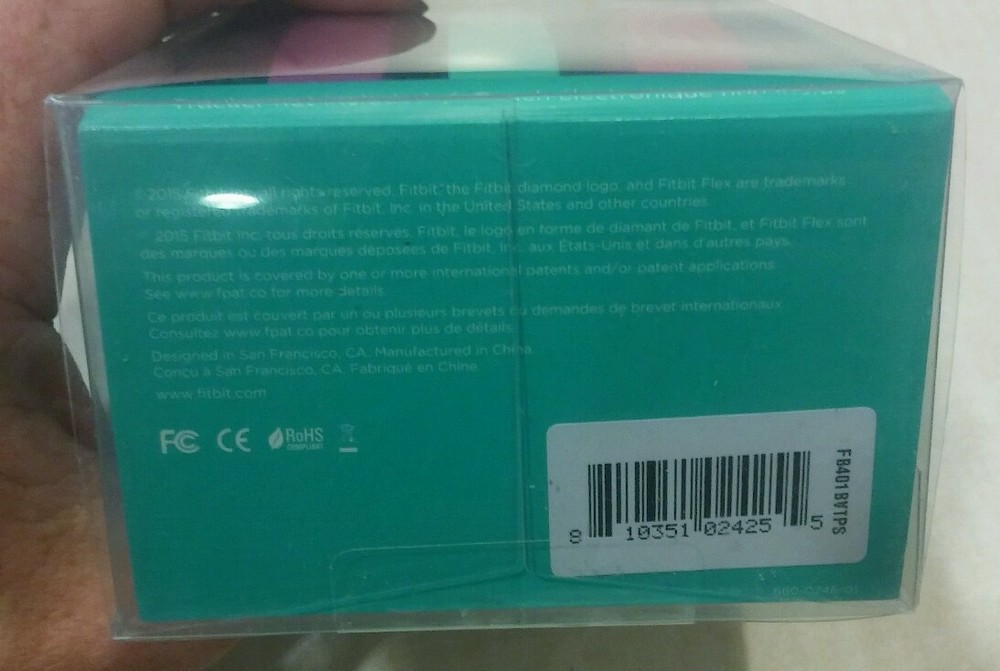 Fitbit Flex Wristband Accessory Pack of 3 No Tracker Size Small Open Plastic