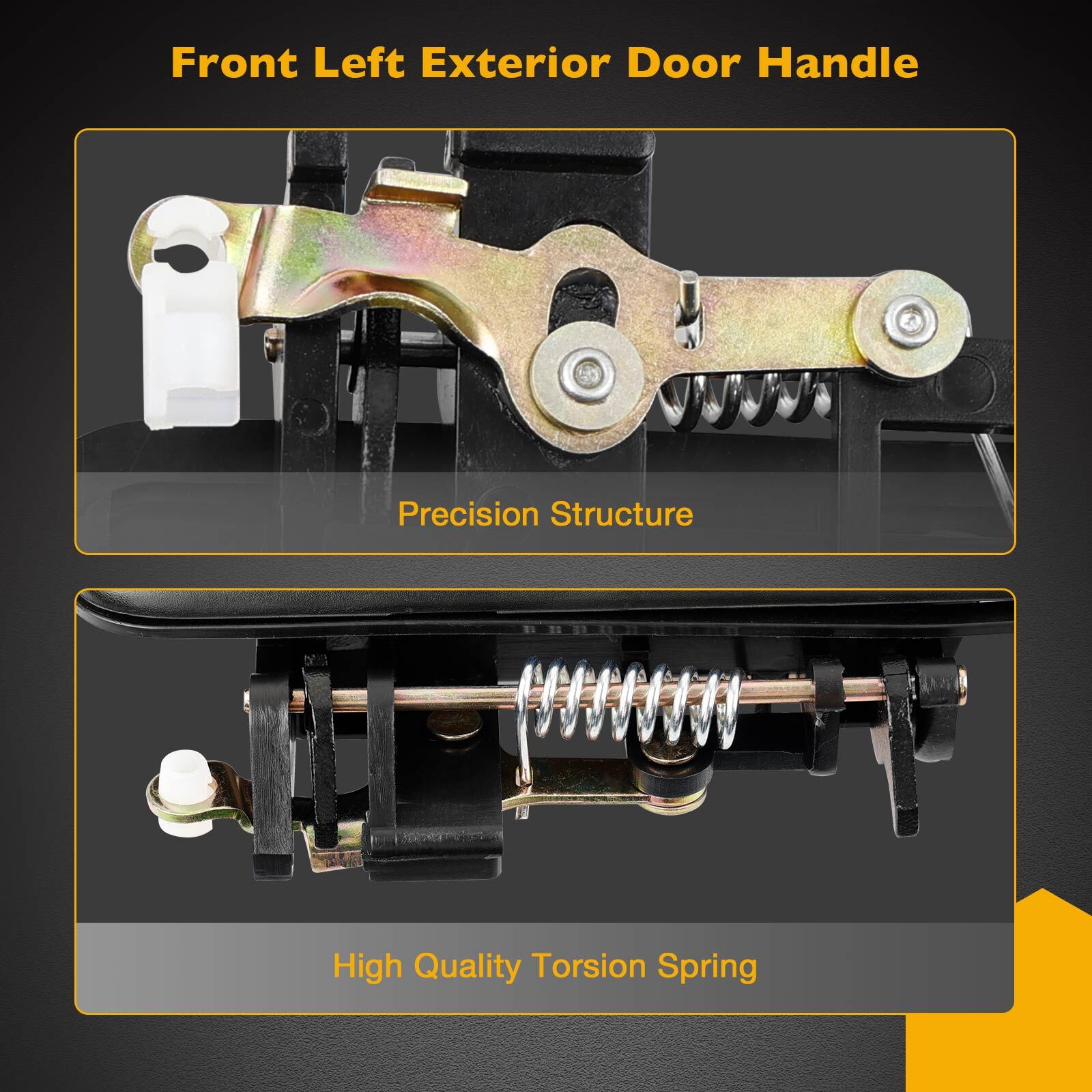 Metal Exterior Door Handle Front Left & Right Side Set For 1995-04 Toyota Tacoma