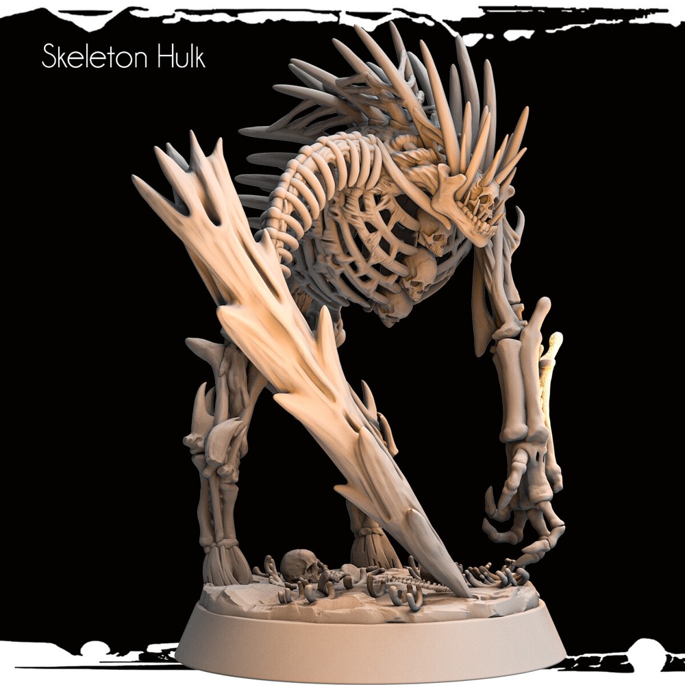 Skeleton Hulk by Monolith Arts | D&D | DnD | Print on Demand