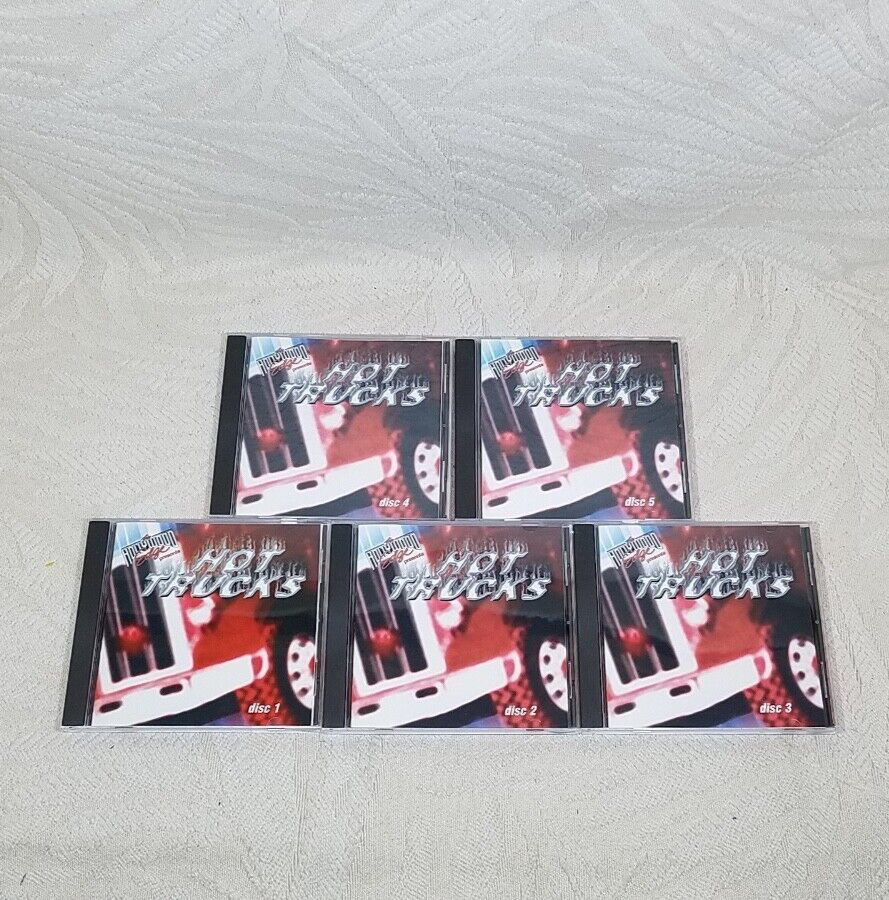 SFX HOLLYWOOD EDGE LIBRARY HOT TRUCKS SOUND EFFECTS SAMPLES 5 CD'S SET PETERBILT