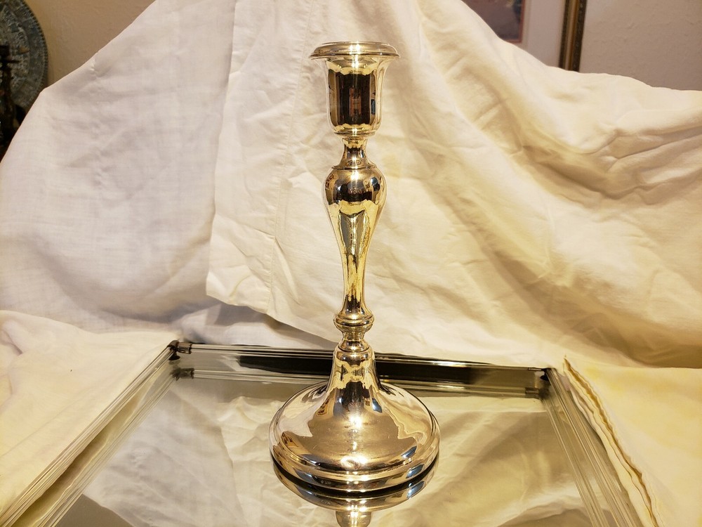 VERY RARE Alexander Schoeller Silver candlestick 1870-1875