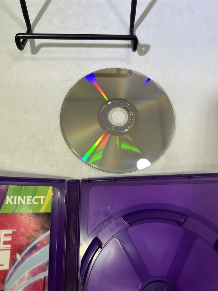 Microsoft Xbox 360 Kinect Sensor Bar W/6 Games Tested Bundle Lot #ML3