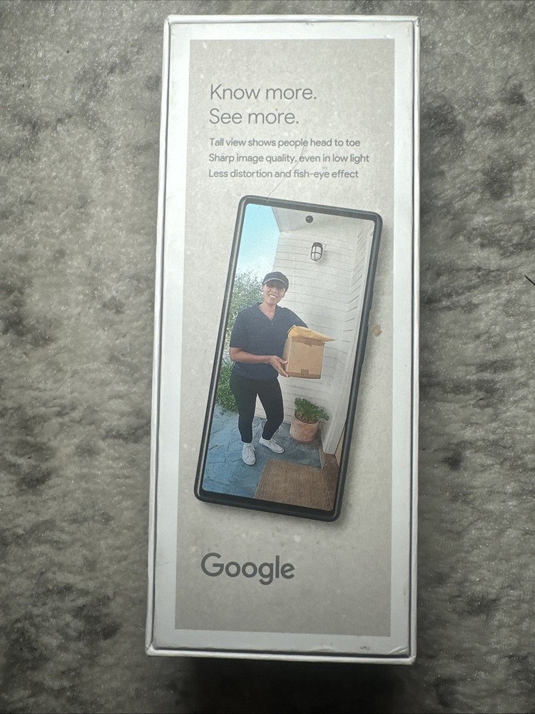 Google Nest Doorbell, Wired - Ash