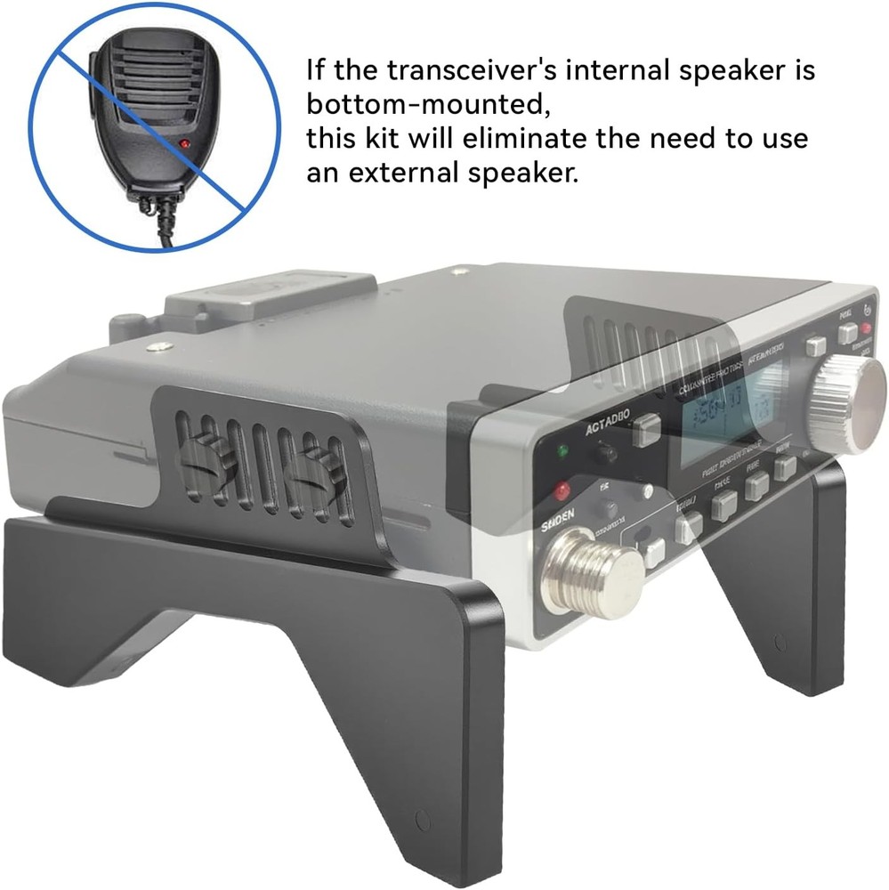 Ham CB Radio Transceiver Universal Stand Mount Bracket Compatible with Many Mode