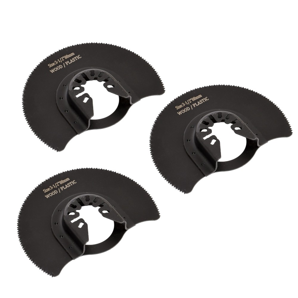 35PCS Multitool Blades 7 Type Titanium & HCS Oscillating Tool Blades Combination