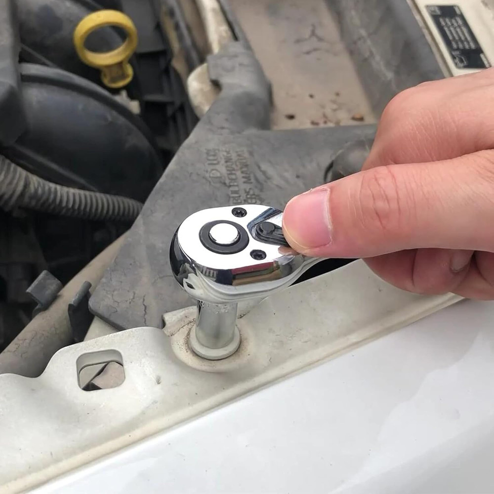 74 Pcs 1/4" Drive Socket Set,1/4-Inch Drive Master Socket Set with Ratchets,Exte