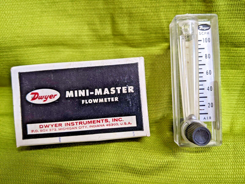 DWYER FLOWMETER MMF-100-V MINI MASTER