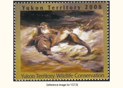 D2K Canada(Yukon) 2008 $6 Habitat (river otter)