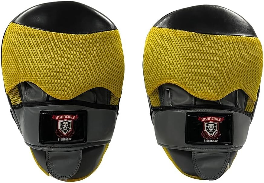 INVINCIBLE Ultimate Performance Boxing Punching Mitts Superior Shock Absorption