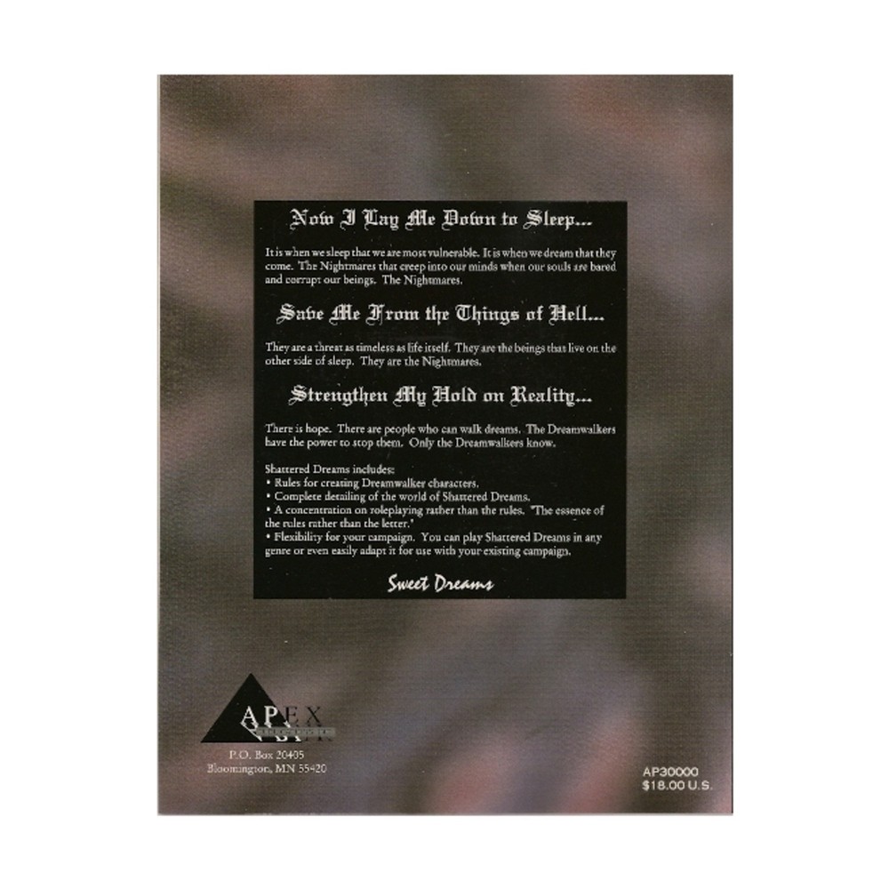 Apex Publications Shattered Dreams VG+