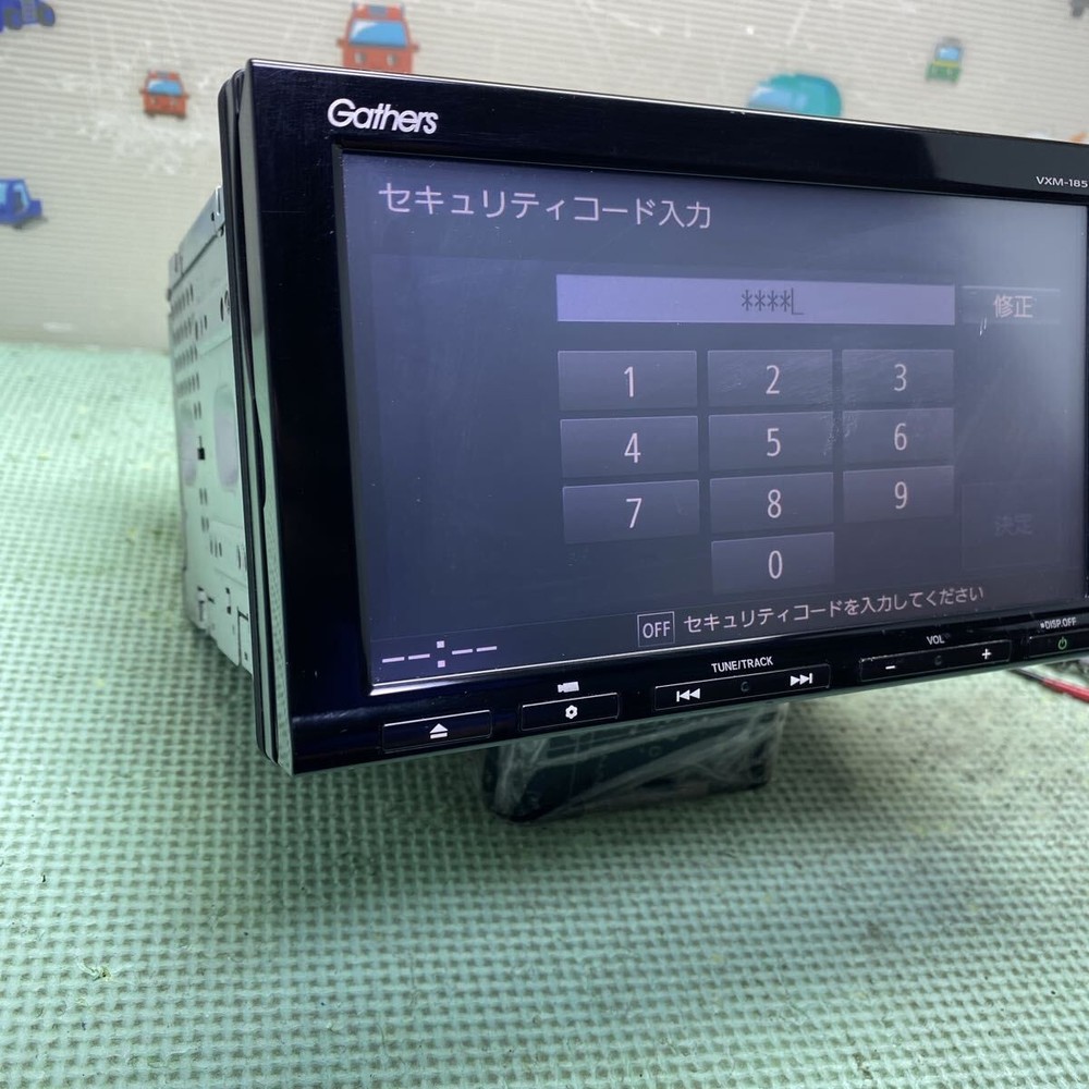 Honda Memory Nav VXM-185VFi Full Seg Bluetooth Security Lock Junk