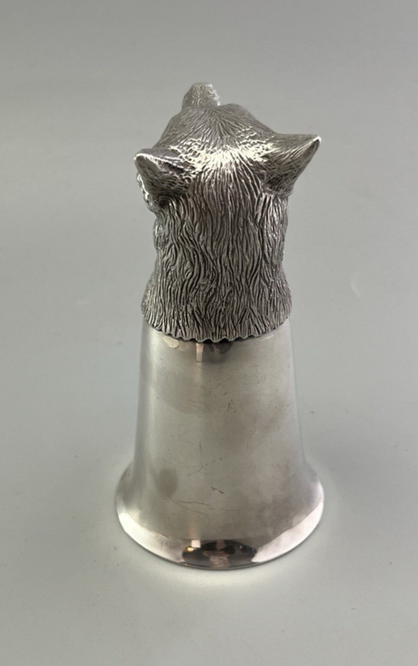 Modern Solid Silver Stirrup Cup Camelot Silverware Sheffield 1996 295g DLZX