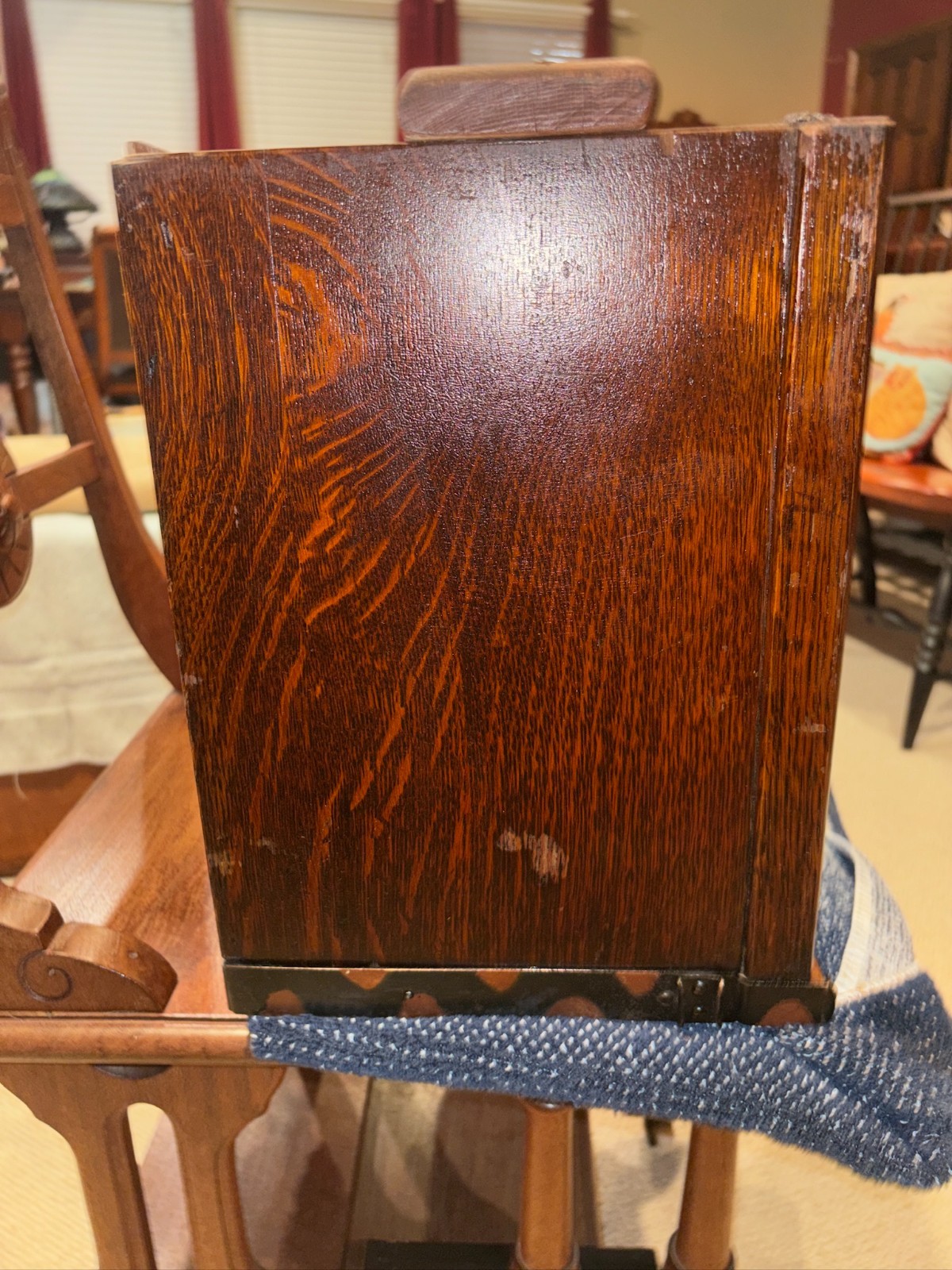 Macey-Wernicke 8 Stack 1/2 Size Oak Bookcase Original Finish Leaded Doors