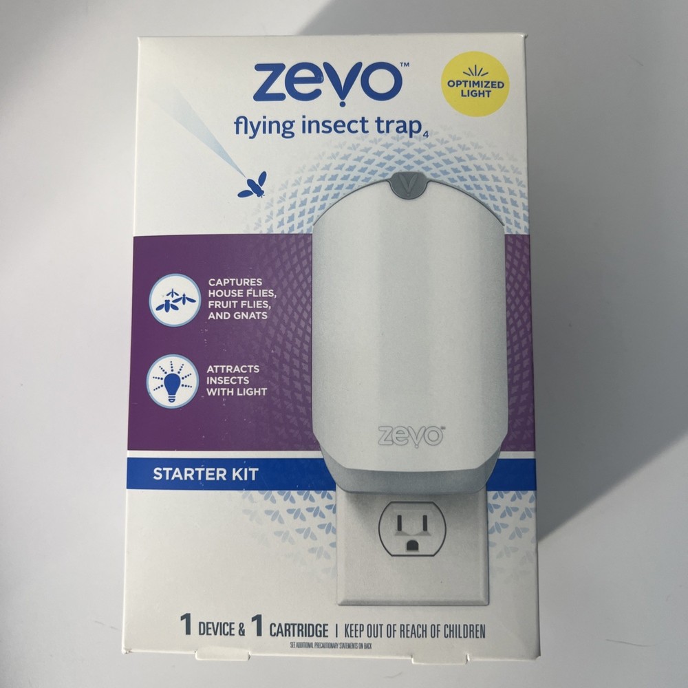 Zevo Flying Insect Light Trap (1 Device ONLY ) Plug In Device