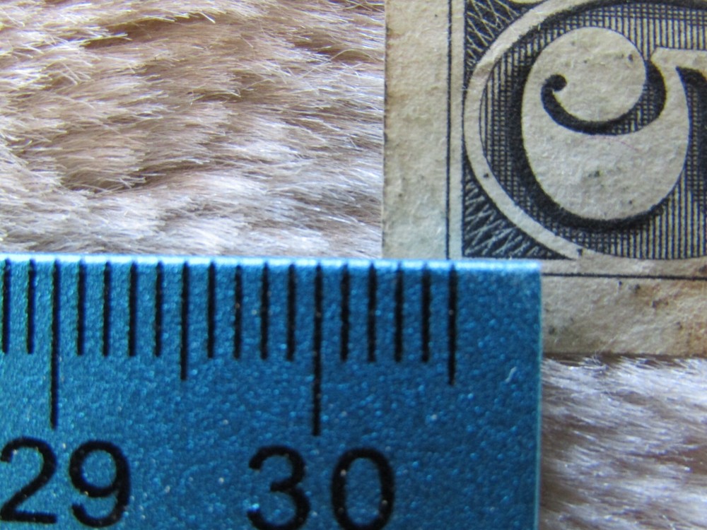1963 $5 bill offcut with printing error