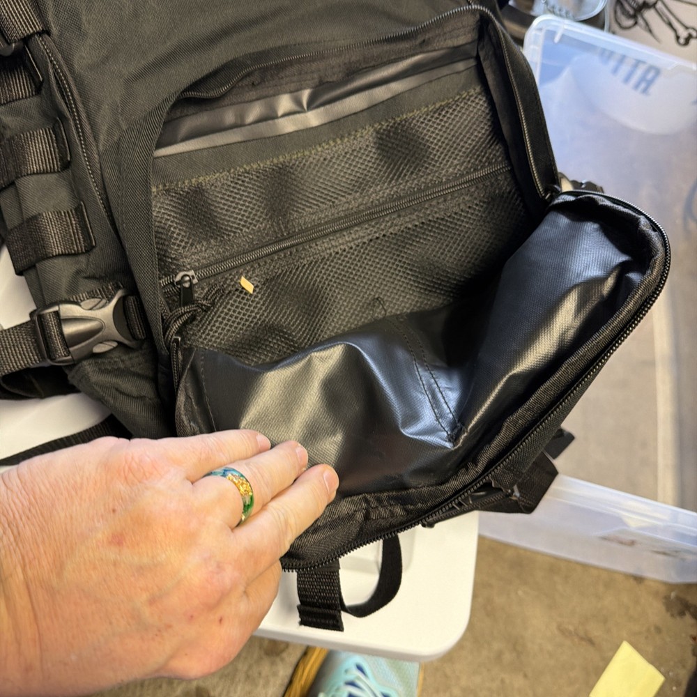 Warrior Tactical black backpack