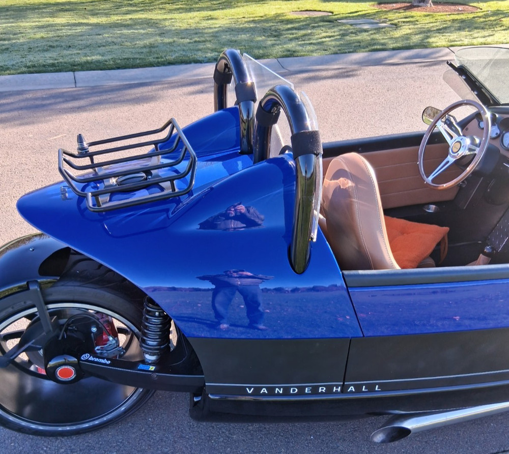 Vanderhall Compatible Wind Deflector Windblocker Fits Carmel Dual Roll Bar Model