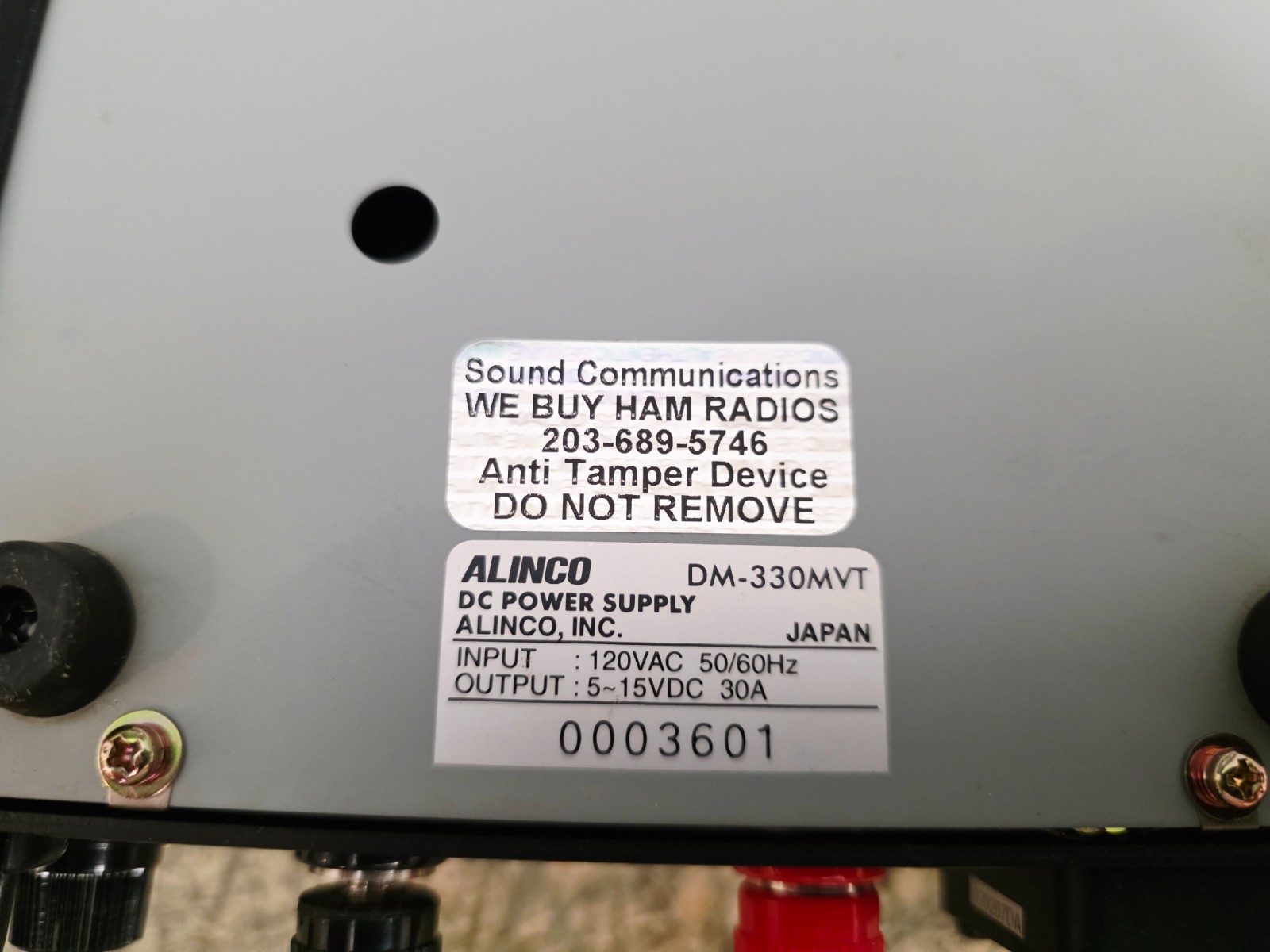 Alinco DM-330MV Power Supply 12V 30 Amp C MY OTHER HAM RADIO iCOM Kenwood Drake