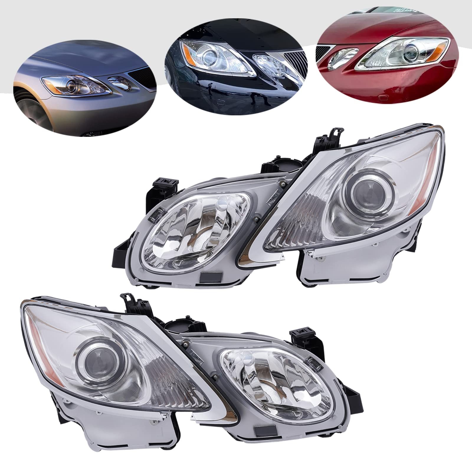 Front Headlight Assembly for 2006-2011Lexus GS300/GS350/GS430/GS450h/GS460