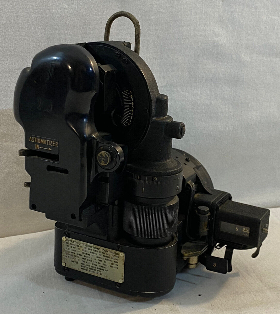 Bendix Aircraft Sextant Mark V U.S. Navy 3014-2-A Serial #2028 + Case UNTESTED