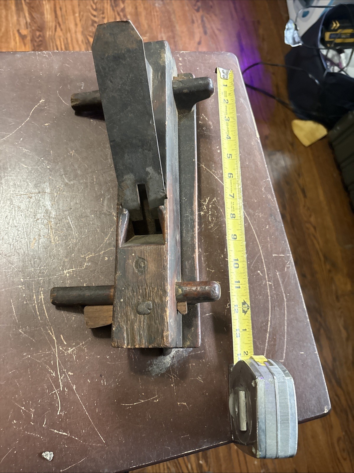 L.R. Spring Antique Wooden Plow Plane