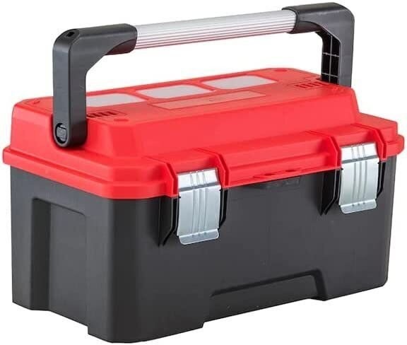 CRAFTSMAN Tool Box, Lockable, 20 in., Plastic. Red/Black (CMST20320L)