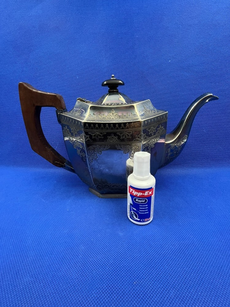 Antique Silver plated Teapot, JD & S.
