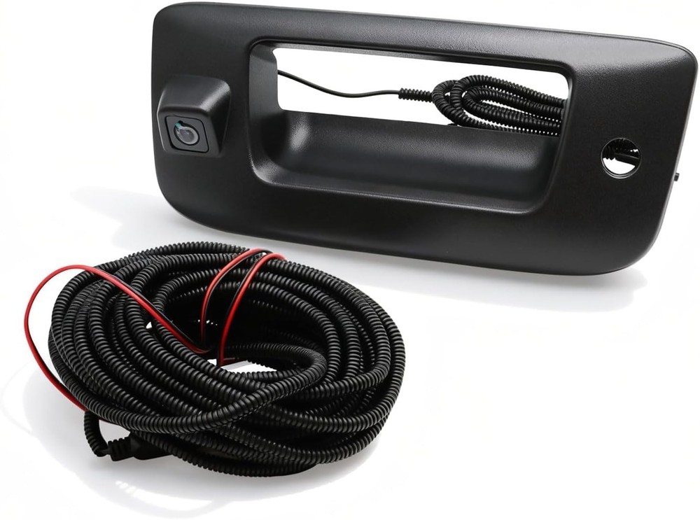 Rear View Backup Camera w/Tailgate Handle Compatible with 2007-2013 Silverado...