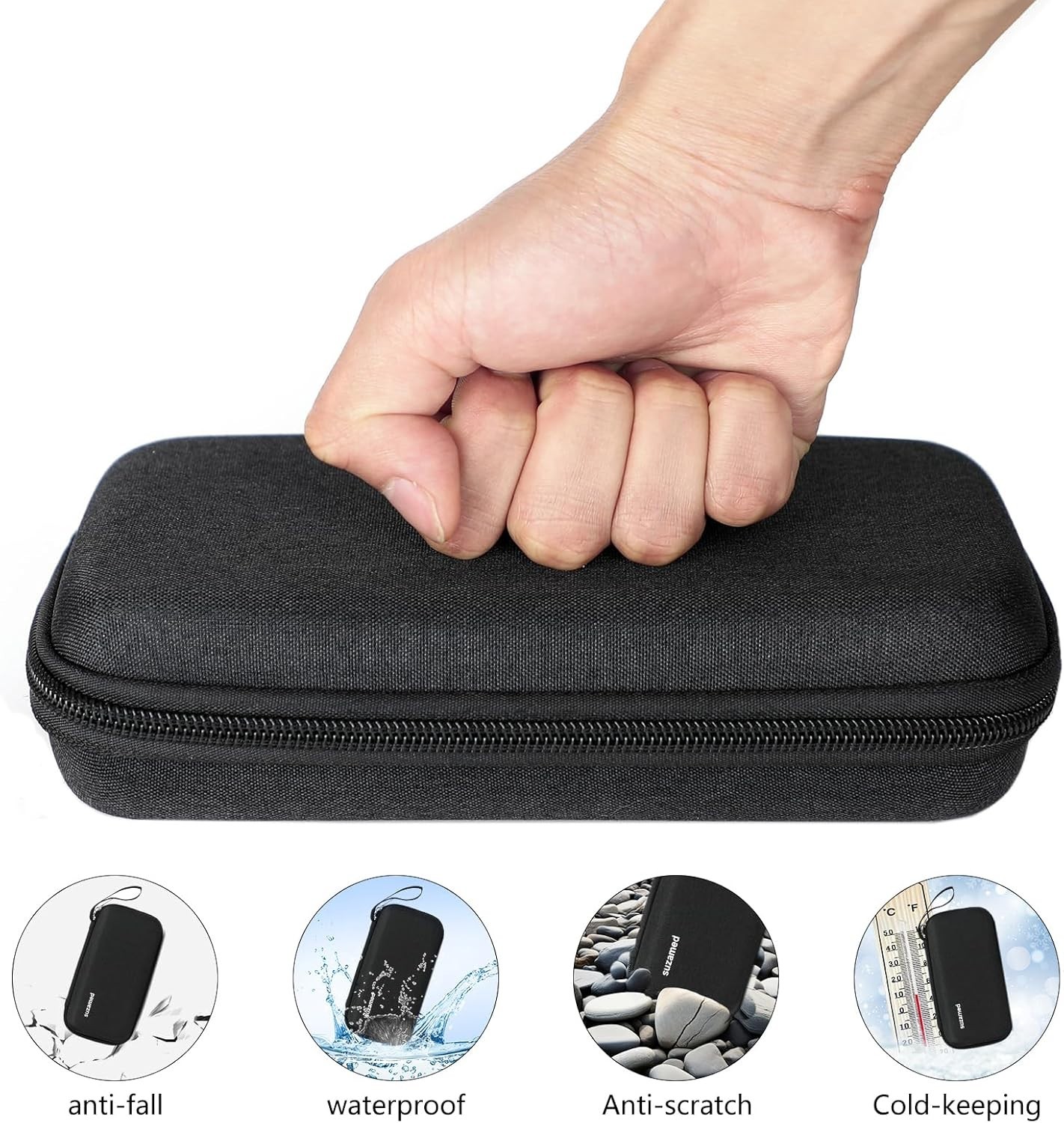 Travel Medicine Kit for Insulin Pens - Large Capacity & TSA Approved Cooler Case
