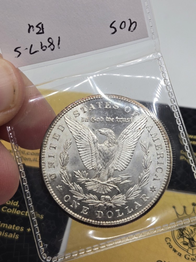1897-S Morgan Silver Dollar Uncirculated - HighlyOriginal ☆ 905