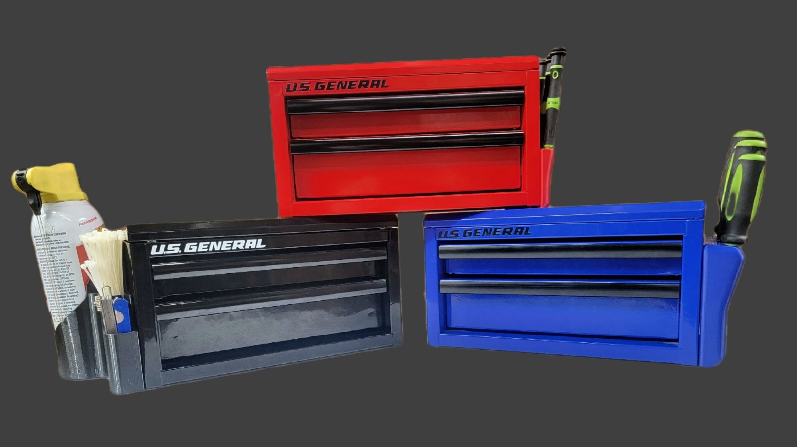 Precision Screwdriver Holder for US General Mini box | Magnetic Rack/Attachment