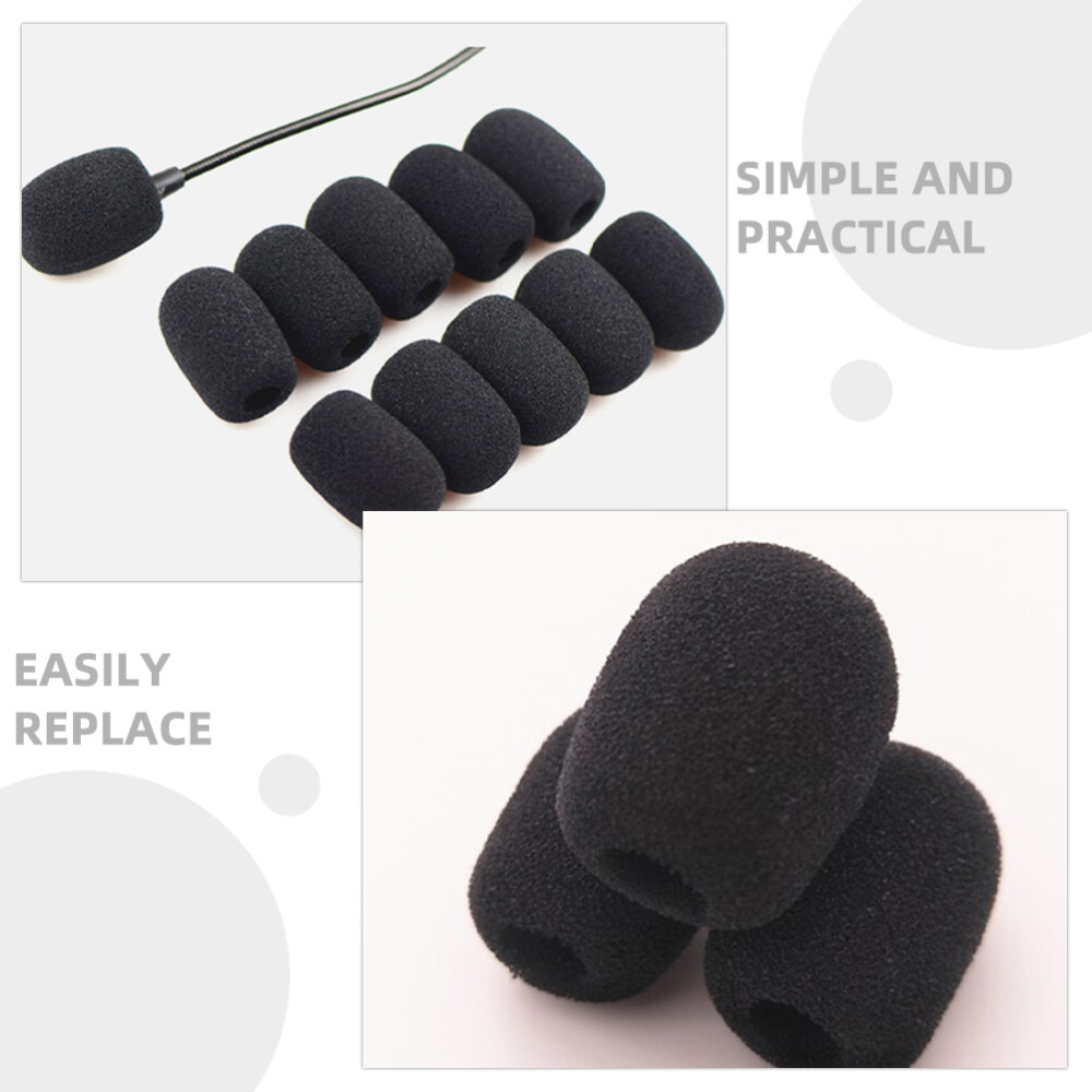 20Pcs Lapel Microphone Windscreen Headset Windscreen Microphone Windscreen
