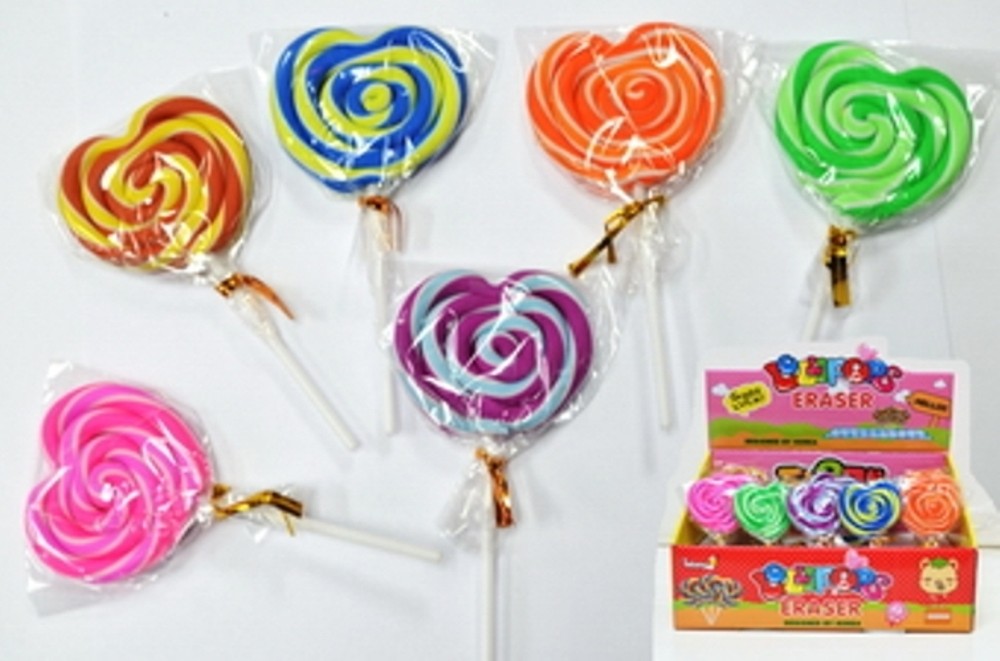 Eraser Colorful Lollipop (One Piece)