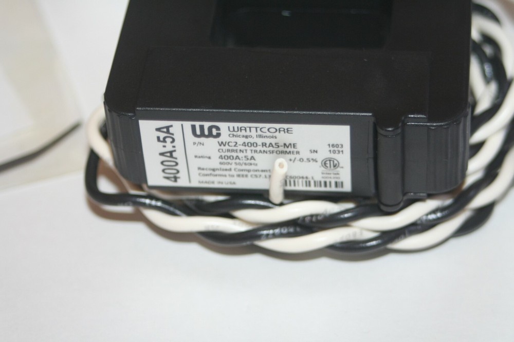 MITSUBISHI ELECTRIC WC2-400-RA5-ME Split Core Current Transformer 400A 5A * NEW