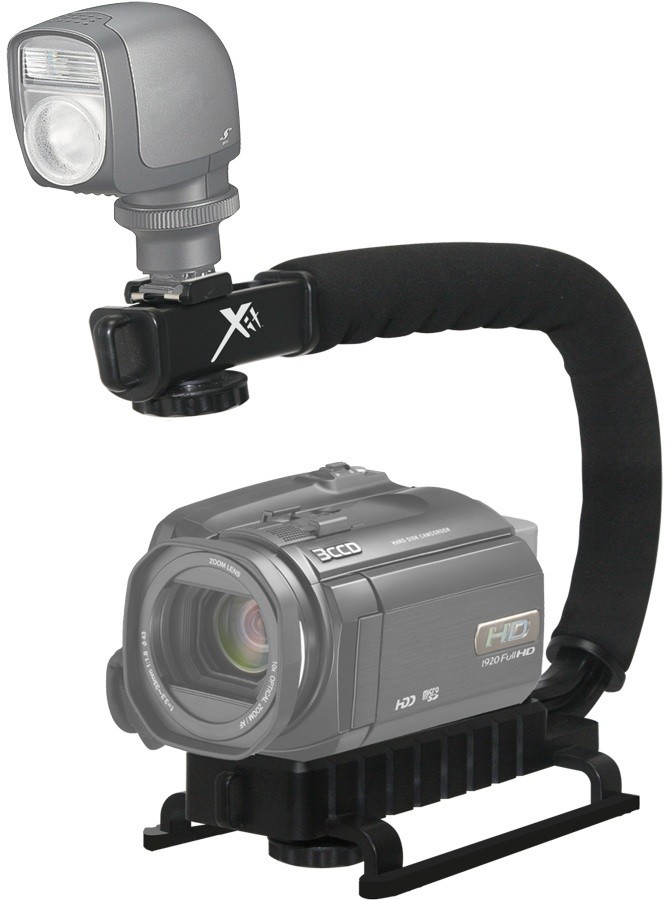 Pro Deluxe Video Stabilizing Bracket Handle for Sony HDR-SR12