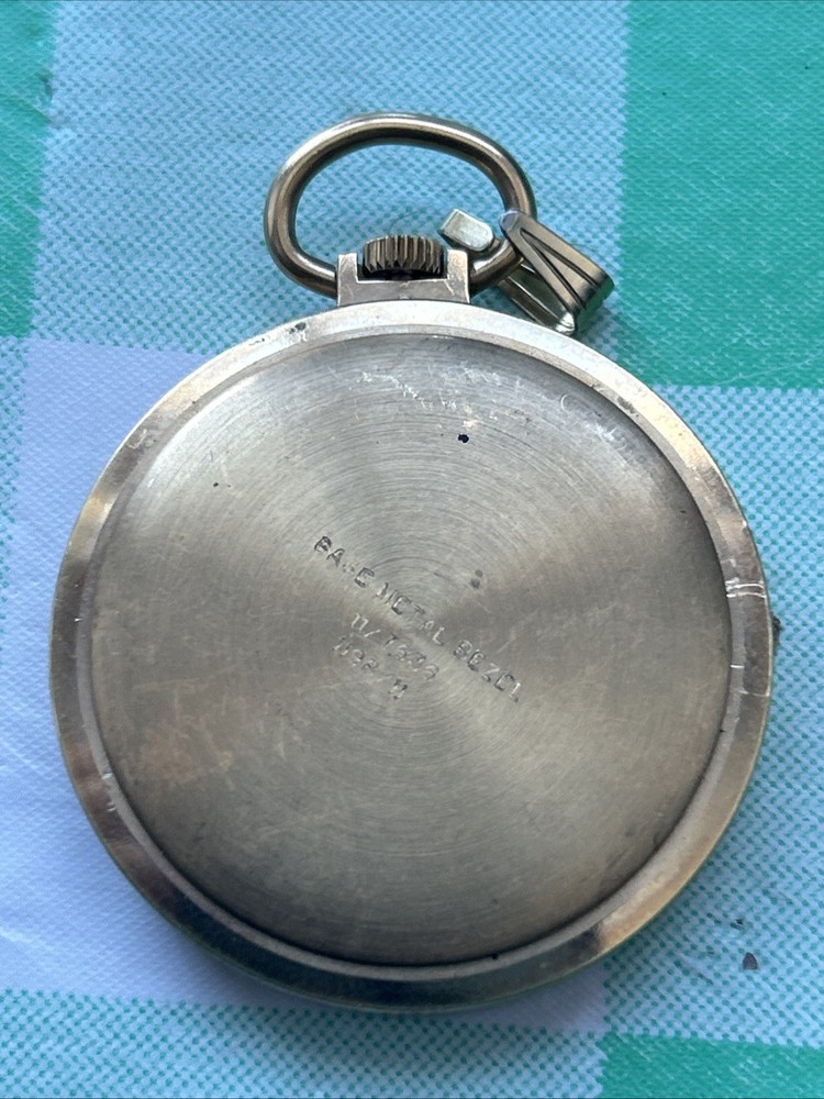 Anne Klein Gold Tone Open Face Pocket Watch
