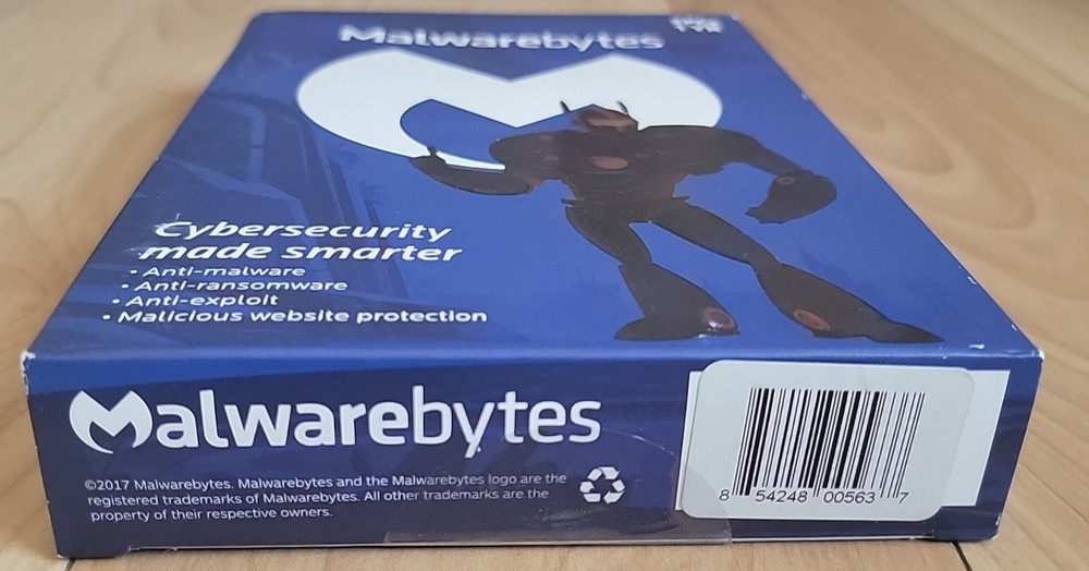 Malwarebytes Anti-Malware 2017 - 3 PCs / 1 Year Cybersecurity Key Code - NEW